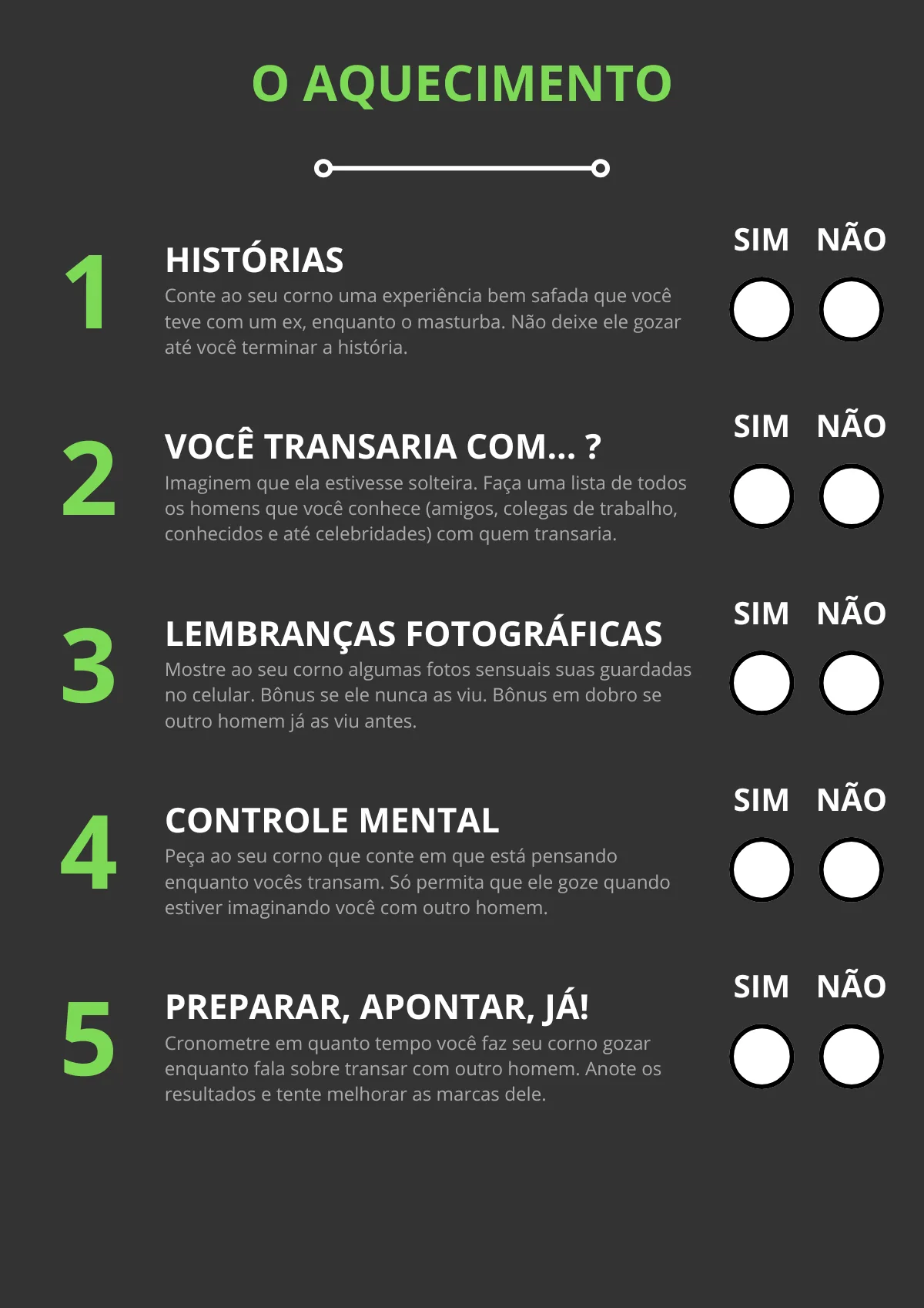 100 Jogos para casais Corno/Hotwife - Imagem 3