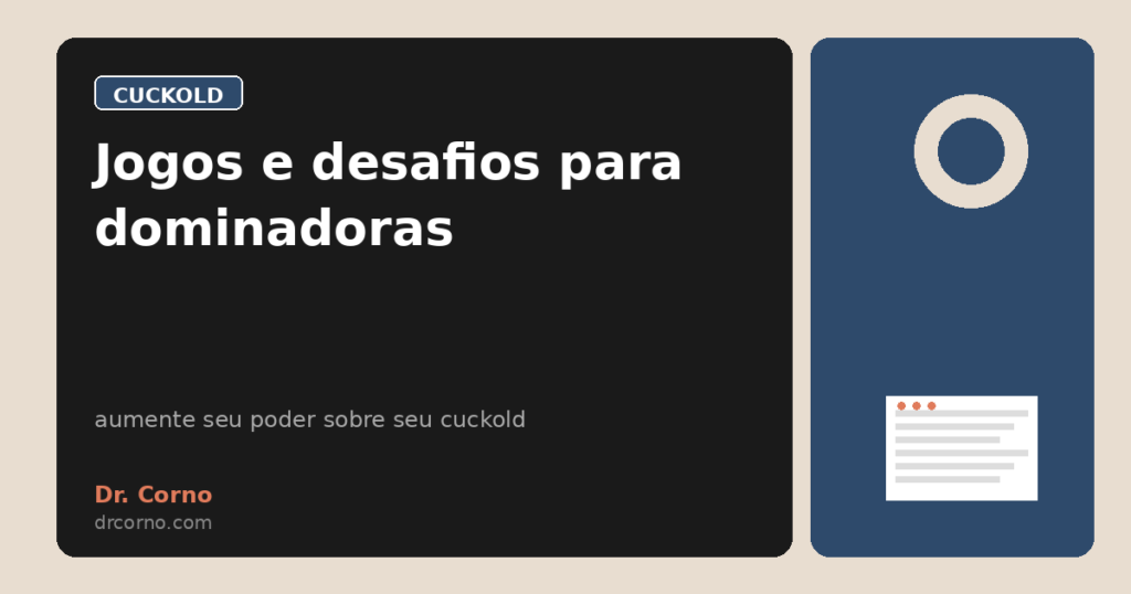 Jogos e desafios para dominadoras