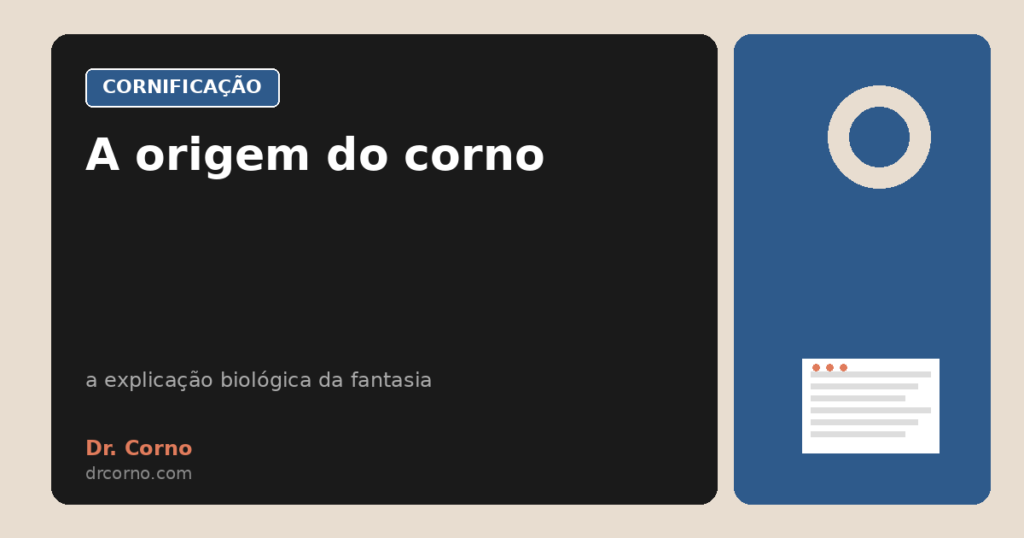 A origem do corno