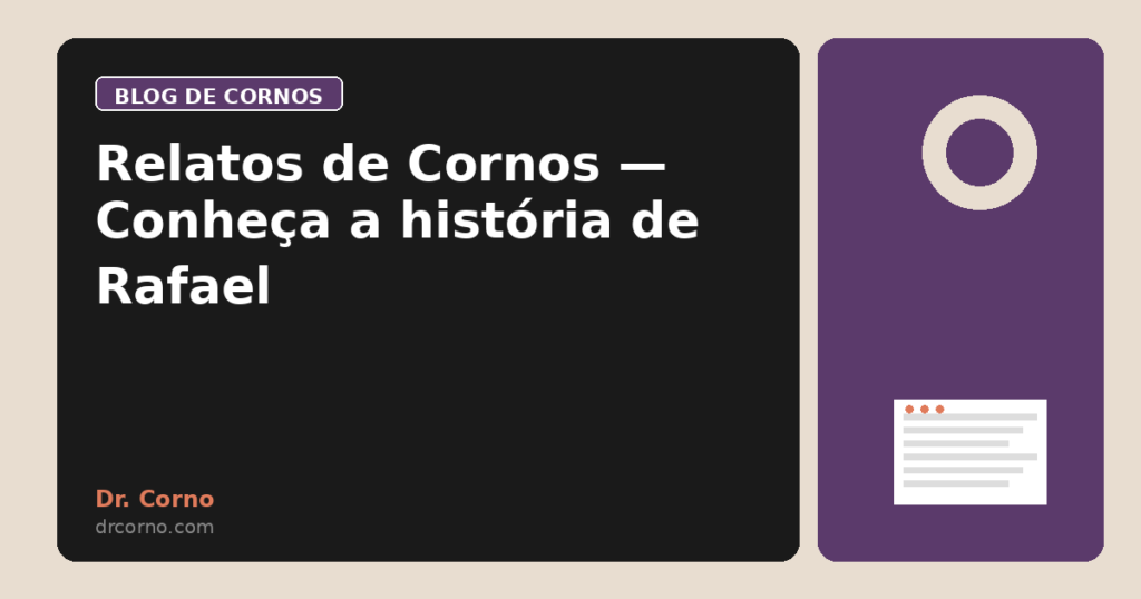 Relatos de Cornos — Conheça a história de Rafael